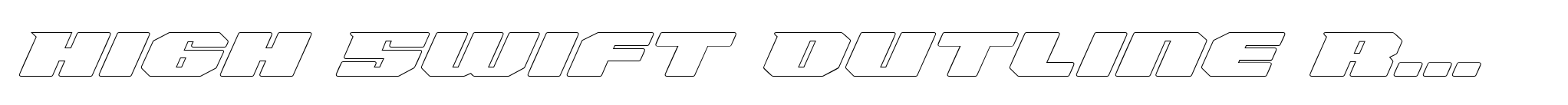 High Swift Outline Rounded image